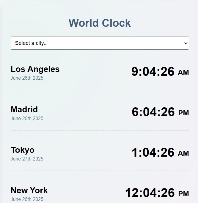 world clock app image